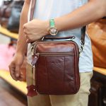 Túi xách nam Lano mini da bò thật cao cấp KT146