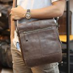 Túi da đeo chéo đựng iPad Lano thời trang cao cấp KT151 đeo chéo