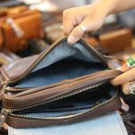 Túi da đeo chéo đựng iPad Lano thời trang cao cấp KT151 ngăn trong