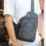 Túi da đeo chéo ngực Lano gọn gàng tiện lợi TDL60 đeo chéo