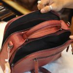 Túi da Handmade nữ Lano cao cấp TXN027 ngăn trong