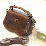 Túi da nữ mini cao cấp xách tay Handmade TXN020