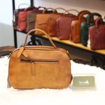 Túi da nữ xách tay Lano cao cấp Handmade TXN022 mặt sau