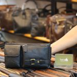 Túi đeo bao tử nam Lano da bò gọn gàng tiện lợi TDB012