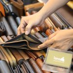 Ví da nam Lano da bò cao cấp có cúc bấm VDN061