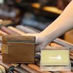 Ví da nam Lano da bò cao cấp có cúc bấm VDN061