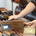 Ví da nam Lano da bò cao cấp có cúc bấm VDN061