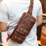 Túi bao tử nam da bò đeo bụng Lano thời trang TDB13