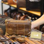 Túi da nam cầm tay Lano thời trang cao cấp CLT21