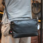 Túi da nam Lano đeo chéo có tay cầm KT155