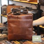 Túi đeo chéo nam da bò Lano thời trang KT156