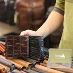 Ví da cá sấu 2 mặt cao cấp loại trơn nhiều màu sang trọng VCST01