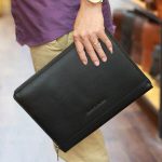 Túi da nam cầm tay đựng iPad 10.5 inch sang trọng gọn nhẹ