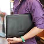 Túi da nam cầm tay đựng iPad 10.5 inch sang trọng gọn nhẹ