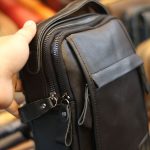 Túi da đeo trước ngực nam trẻ trung năng động TDL65