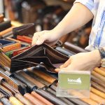 Ví da cá sấu 2 mặt đan viền loại trơn hàng xuất khẩu VCSDV01