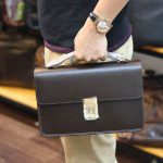 Clutch cầm tay da bò thật sang trọng lịch lãm CLT32