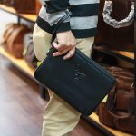 Clutch cầm tay nam da bò thời trang sang trọng CLT35