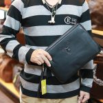 Clutch cầm tay nam da bò thời trang sang trọng CLT35