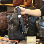 Túi da bò đeo ngực nam thời trang độc lạ TDL71