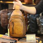 Túi da bò đeo ngực nam thời trang độc lạ TDL71