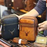 Túi da đeo chéo kết hợp đeo ngực nam thời trang kiểu mới TDL75