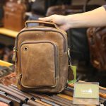 Túi da đeo chéo thời trang phong cách bụi bặm KT176