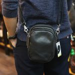 Túi da nam đeo chéo, gài thắt lưng nhỏ gọn tiện lợi KT172