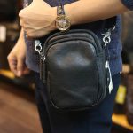 Túi da nam đeo chéo, gài thắt lưng nhỏ gọn tiện lợi KT172