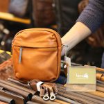 Túi da nam đeo chéo mini gọn gàng tiện lợi KT171