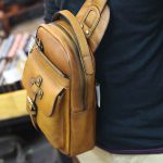 Túi da nam đeo ngực da bò nhập khẩu đẹp độc lạ TDL73