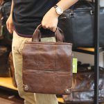 Túi đeo chéo nam xách tay công sở da bò thật KT166