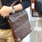 Túi đeo chéo nam xách tay công sở da bò thật KT166