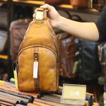 Túi đeo ngực nam da bò nhập khẩu mẫu mới độc lạ TDL72