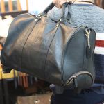Túi du lịch nam chuyên dụng da bò loại to có bánh xe TT21