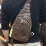 Túi Sling da bò đeo trước ngực mẫu mới 2019 TDL67