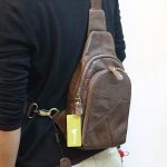 Túi Sling da bò đeo trước ngực mẫu mới 2019 TDL67