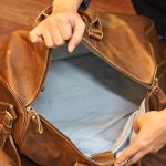 Túi trống du lịch da bò thật kiểu dáng mới TT20