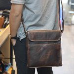 Túi đeo chéo nam da bò dạng hộp khỏe khoắn nam tính KT183