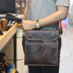 Túi đeo chéo nam da bò dạng hộp khỏe khoắn nam tính KT183