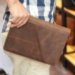 Túi cầm tay nam da bò sáp đựng iPad CLT43