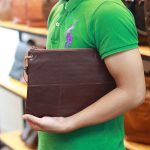 Túi Clutch cầm tay nam da bò Lano sang trọng lịch lãm CLT040