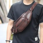 Túi bao tử đeo bụng nam da bò nhỏ gọn sang trọng TDB020