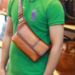 Túi đeo bao tử nam da bò nhỏ gọn tiện lợi tdb021