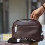 Túi đeo chéo nam có tay xách da bò cao cấp lano KT188