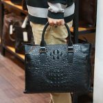 Cặp da dập vân cá sấu lano sang trọng thời thượng Cd113