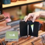 Ví da nam Lano dạng đan mỏng gọn tiện lợi VDN078