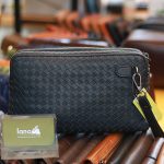 Clutch nam cầm tay da bò cao cấp dạng đan CLT56