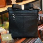 Túi da nam đeo chéo thời trang mỏng gọn tiện lợi KT196