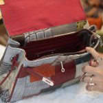 Túi đeo chéo nữ xách tay cao cấp da bò thật handmade Lano TXN060